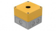 704.945.0 Switch Enclosure, 94x81x94mm, Grey / Yellow, EAO 04 Series