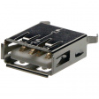 614004135023 Гнездо; USB A; на плату; THT; PIN:4; прямой