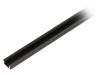89020021S Профиль для LED модулей; накладной; черный; 1м; алюминий
