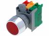 LBF22-1O/C R, W/O LAMP Переключатель: кнопочный; 1; NC + NO; 3A/230ВAC; 22мм; красный