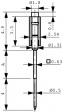MK13/50GX1 Socket connector, 50-pin 1x50P