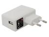 SGA12E05-USB Блок питания: импульсный; 5ВDC; 2,4А; Вых: USB; 12Вт; Вилка: EU