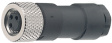 99 3376 100 04 Cable socket straight, 768 series 4-pole M8