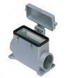 CMP 06 CS surface mounting housings with 2 levers, with 4 pegs and gasket, metal cover