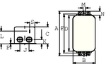 FN2070-16/06, Mains filter 16 A 250 VAC, Schaffner