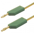 MLN 100/2.5 AU GELB/GRUN / YEL Test lead diam. 4 mm Yellow / Green 100 cm 2.5 mm2 CAT I