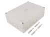 10591101 Plastic Enclosure With Metric Knockouts, 254 x 180 x 84 mm, Polystyrene, IP66, G