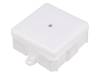 0226-11, Корпус: соединительная коробка; Х:86мм; Y:86мм; Z:39мм; накладной, ELEKTRO-PLAST NASIELSK