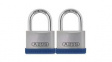 81371 Padlock, 2pcs, Zinc, 42.4mm