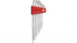 PB 3212.LH-6 Ball Point Hex Key Set, Knurled 7pcs.