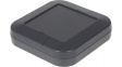 WP8-8-2C Low Profile Case 75x75x22mm Charcoal Grey ABS IP67