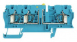 8731730000 Test Disconnect Terminal, 500V, 20A, 3 Poles, 2.5mm\x1a, Tension Clamp, Blue