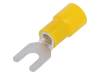 TMEV 5.5Y-4-YEL Вилочный; M4; O:4,3мм; 2,63?6,64мм2; обжим; на провод; луженые