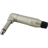 ACPM-RN, Вилка; Jack 6,35мм; "папа"; mono; угловой 90°; на провод; пайка, Amphenol