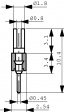 MK02/50Z Pin header Male 50
