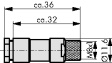 RKMC 3 Socket M8 3-pin
