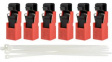 148688 Switch Circuit Breaker Lockout, Red, Pack of 6 pieces