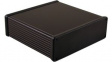 1455T1602BK Extruded Enclosure, Black, 165 x 160 x 52 mm, Aluminium, 1455