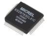KSZ8765CLXIC, Ethernet switch; Ethernet transceiver; LQFP80, Microchip
