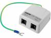 ADSL PROTECTOR, Монтаж: настенный; RJ11; Мат-л корп: пластмасса; 120В; 10кА, HSK DATA