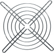 09497-2-4039 Protecting grid Metal 119 x 119 mm