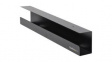 UDCMTRAY Under Desk Cable Management Tray, Black, Suitable for Workstation Cables