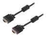 AK-310103-050-S Кабель; вилка D-Sub 15pin HD, с обеих сторон; черный; 5м; 28AWG