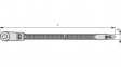 30913 [100 шт] Cable ties with mounting eyelet natural 398 mmx7.9 mm PU=100p.