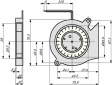 RL48-19/12 Вентилятор: DC; blower; 75x75x27мм; 28м3/ч; 51дБА; шариковый