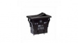 WR11ASN Rocker Switch, On-Off, Black, 15 A