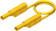 MLS SIL WS 50/1 yellow Test lead diam. 4 mm Yellow 50 cm 1 mm2 CAT II
