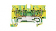 1933780000 PE Terminal, 800V, Tension Clamp, 4 Poles, 2.5mm, Green / Yellow