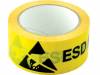 REA EPA 50, Предупреждающая лента; Исполнение ESD; Шир:45мм; Дл:33м, ELME