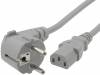 SN311-3/10/5GY Кабель; угловая вилка CEE 7/7 (E/F), IEC C13 "мама"; 5м; серый