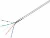 F/UTP5E-SCCA-100-H Кабель; F/UTP; 5e; однопров; CCA; 4x2x24AWG; LSZH; серый; 100м
