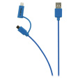 VLMP39400L1.00 Кабель «2 в 1» (USB-Micro B-Lightning) 1.0 m USB Typ A-Штекер USB Micro B Male + Lightning Adapter-Штекер