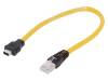 09482612749003 Кабель: patch cord; вилка RJ45,ix Industrial вилка; Кат:6a; 0,3м