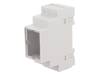 Z106JFP PS Корпус: на DIN-рейку; Х:35мм; Y:90мм; Z:65мм; полистирен; серый