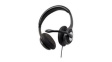 HU530C Headphones, On-Ear, USB, Black / Grey