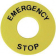 61-9970.2 Знак "EMERGENCY STOP" (АВАРИЙНАЯ ОСТАНОВКА) ø 43 m