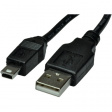 PB-8124-06 Mini USB 2.0 cable 1.8 m USB Type A-Plug USB Mini-B-Plug