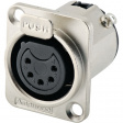 AC5FDZ XLR, Receptacle, 5 Poles AC Soldering Connection Nickel - Plated