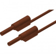 MVL S WS 100/1 AU BRAUN / BROW Safety test lead diam. 2 mm brown 100 cm CAT III