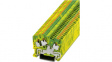 3211935 PTS 2,5-TWIN-PE ground modular terminal block pts push-in, 0.14...2.5 mm2 green/