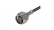 84110888 RF Connector, N-Type, Brass, Plug, Straight, 50Ohm, Crimp Terminal