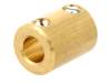 720.6, Adapter; латунь; Диам.оси:6мм; медный; Ось: гладкая, Mentor