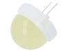 CQL-435-3 LED; 20мм; желтый; 650-3000мкд; 120°; Кол-во выв:2; 5?20мА