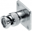 13 BNC-50-0-2/133 NE Panel-mount male receptacle BNC 50 Ohm, 4 GHz, Male, BNC Straight