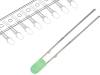 OSNG3134B-T LED; 3мм; зеленый; 10-15мкд; 30°; Поверхность: выпуклая; Шаг:2,54мм