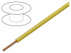 FLRY-A1.00-YL, Провод; FLRY; многопров; Cu; 1мм2; ПВХ; желтый; 60В; 100м; Класс: 5, BQ CABLE (TME brand)